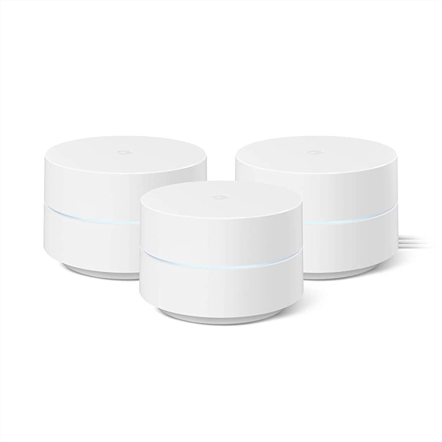 GOOGLE 3 PACK WIFI SYSTEM WHITE GJ2CQ thumbnail 2