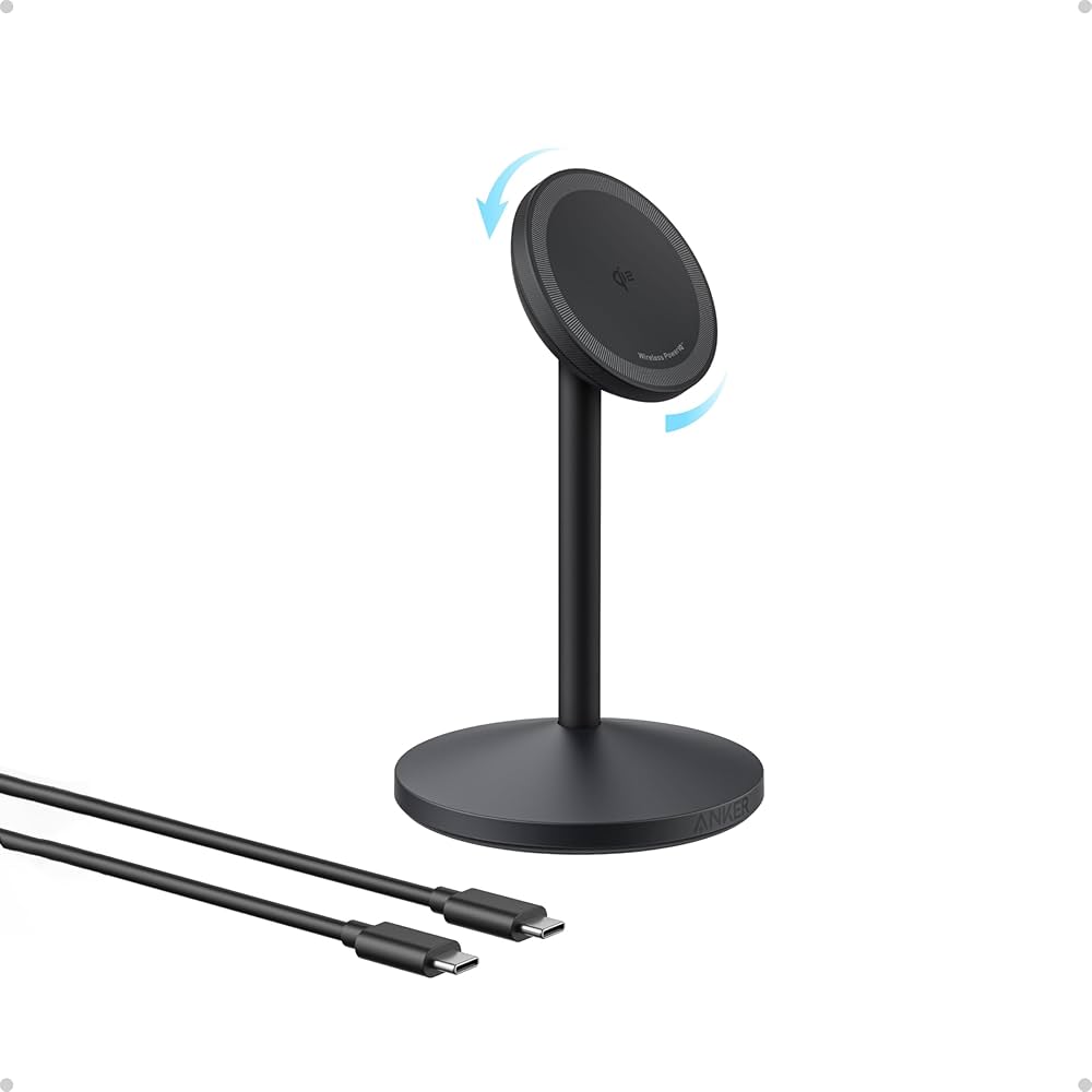ANKER MAGGO ULTRA FAST QI2 WIRELESS CHARGER STAND WITH USB-C CABLE A25X1H11 thumbnail 2