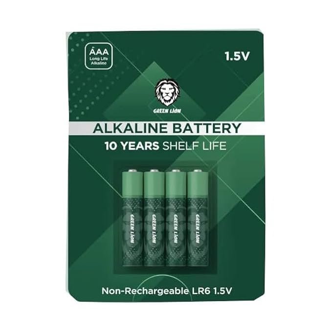GREEN LION ALKALINE BATTERY AAA 4 PACK NAKBA thumbnail 2