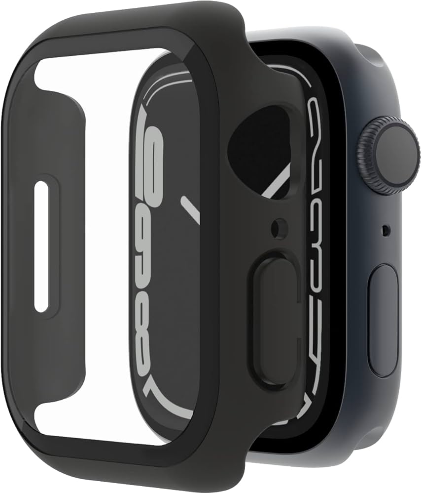 BELKIN APPLE WATCH SERIES 7/SE/6/5/4 41MM/40MM SCREEN PROTECTOR BLACK OVG003ZZBK thumbnail 2