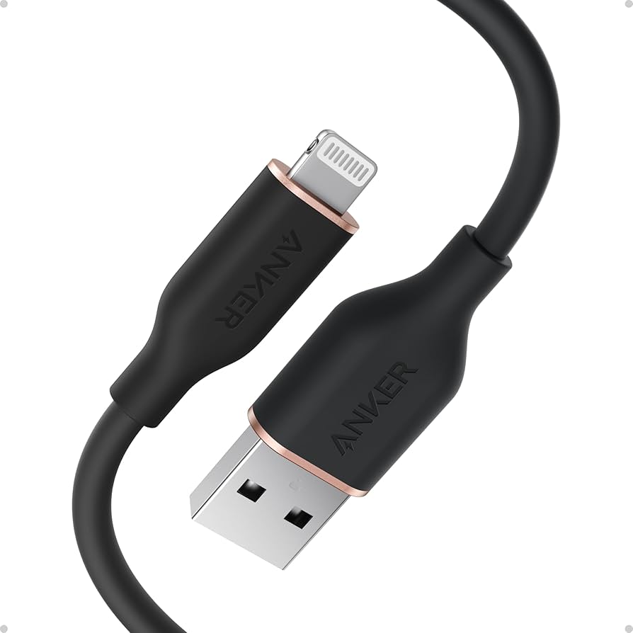 ANKER POWERLINE III FLOW USB-A TO LIGHTING CABLE BLACK A85A1011 thumbnail 2