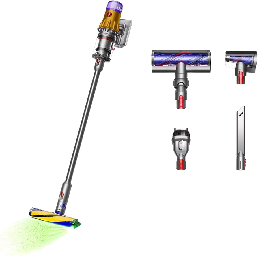 DYSON V12 DETECT SLIM ABSOLUTE VACUUM CLEANER YELLOW-NICKEL SV46 thumbnail 2