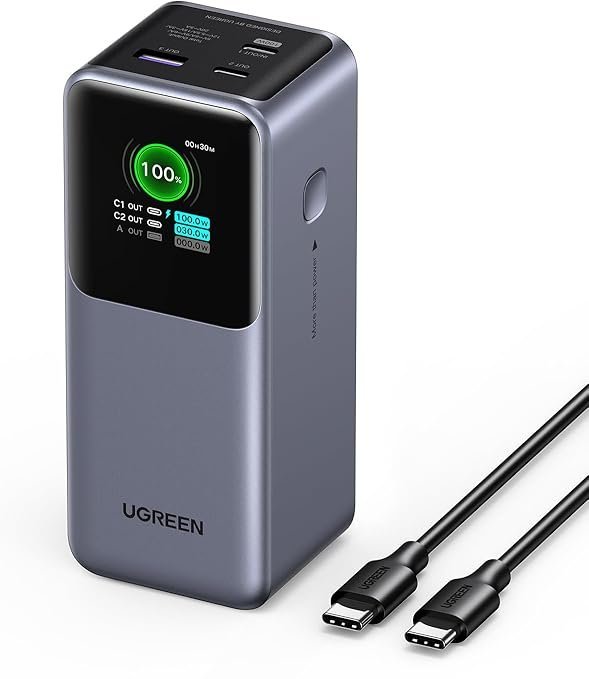 UGREEN NEXODE 20000MAH POWER BANK FAST CHARGING 130W GREY PB721/35524B thumbnail 2