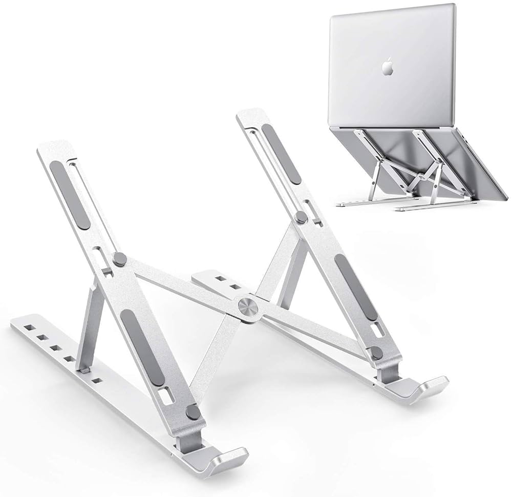 FOLDABLE LAPTOP STAND SILVER thumbnail 2