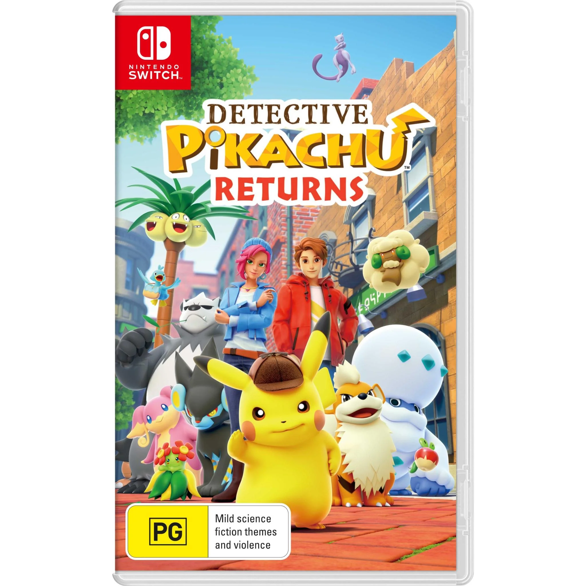 NINTENDO SWITCH DETECTIVE PIKACHU RETURNS GAME CD thumbnail 2