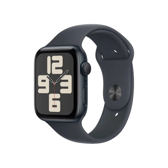 APPLE WATCH SE 2ND GENERATION 44MM GPS MIDNIGHT ALUMINIUM WITH MIDNIGHT SPORT BAND S/M MXEJ3 thumbnail 2
