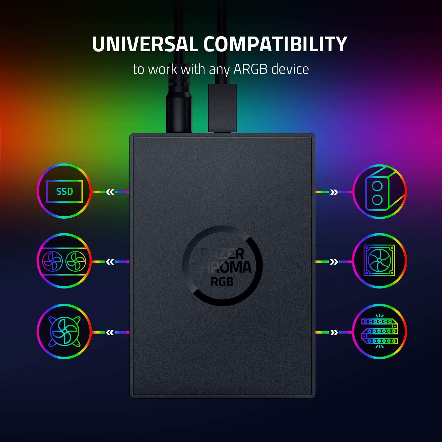 RAZER CHROMA ADDRESSABLE RGB CONTROLLER RZ34-02140600-R3M1 thumbnail 2
