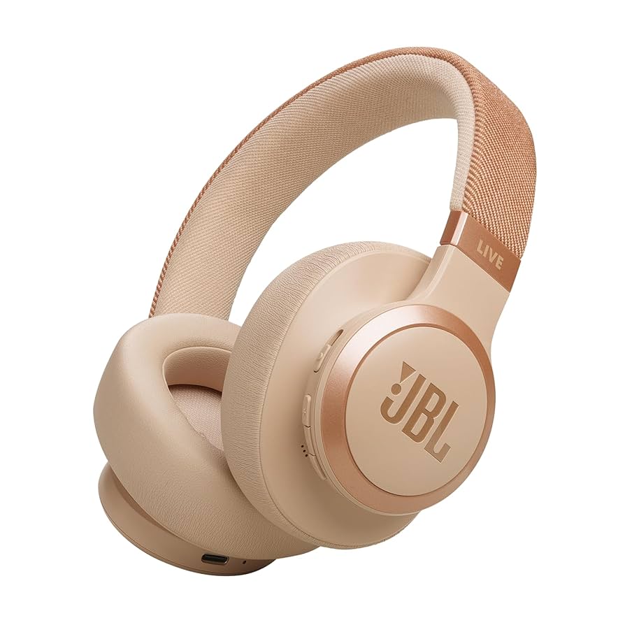 JBL LIVE 770NC WIRELESS OVER EAR NOICE CANCELLING HEADPHONE SANDAL thumbnail 2