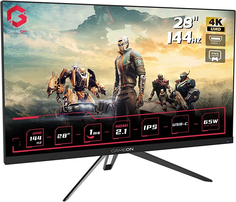 GAMEON 28 INCH GAMING MONITOR ULTRA HD 144HZ 4K MONITOR GO28UHD144IPS thumbnail 2