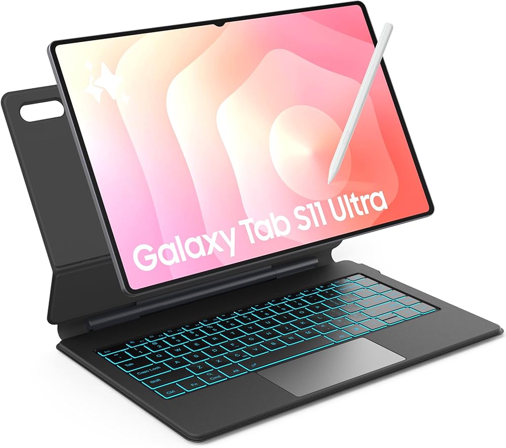 SAMSUNG TAB S11 ULTRA MAGNETIC SUSPENSION KEYBOARD CASE BLACK ARB/ENG thumbnail 2