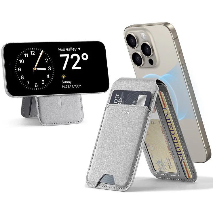 ESR HALOLOCK MAGNETIC VEGAN LEATHER WALLET STAND thumbnail 2
