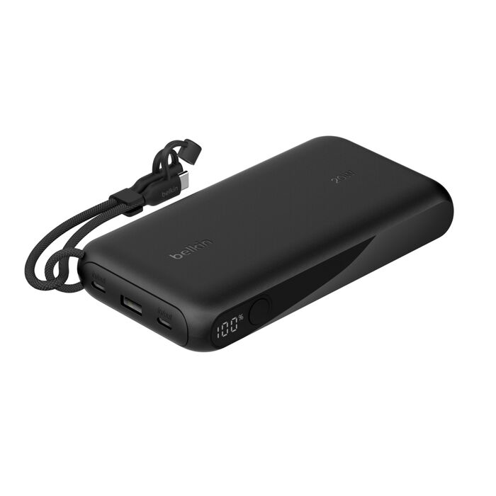 BELKIN BOOST CHARGE POWERBANK 20K WITH DISPLAY 20W BLACK BPB028HQBK thumbnail 2