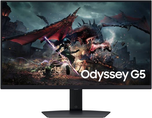 SAMSUNG ODYSSEY G5 FLAT GAMING MONITOR 27 INCH LS27DG502EM thumbnail 2