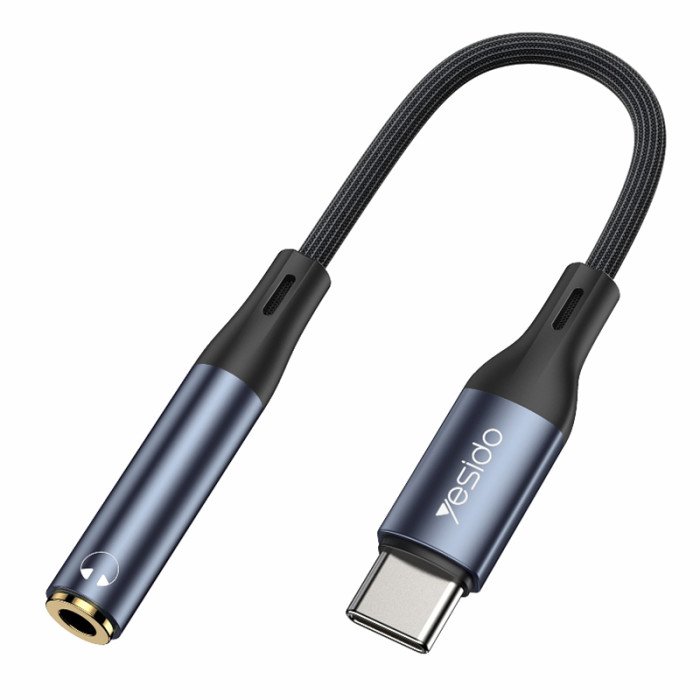 YESIDO AUX TYPE-C TO AUX PORT CONNECTOR YAU38 thumbnail 2