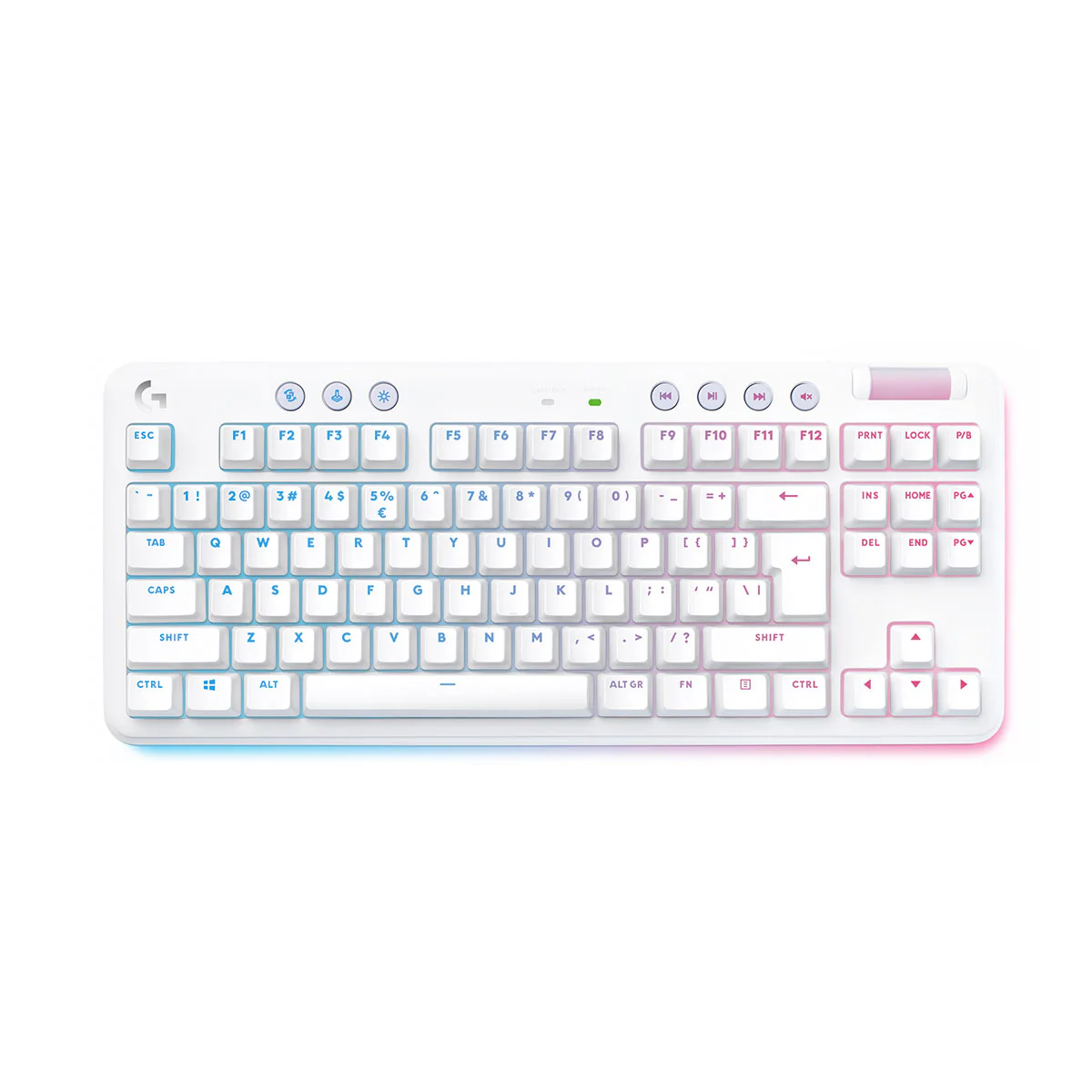 LOGITECH G715 AURORA SERIES WIRELESS KEYBOARD RED SWITH WHITE 920-010694 thumbnail 2