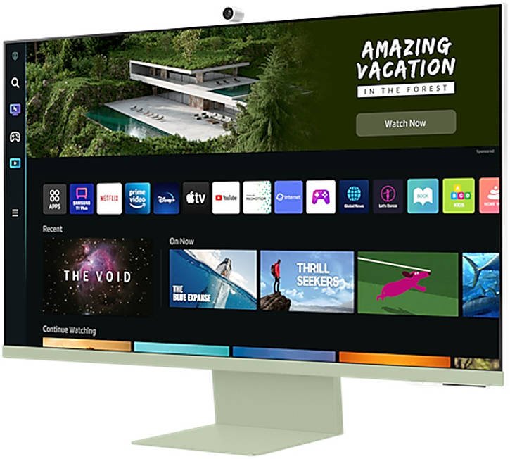 SAMSUNG M8 32 INCH ULTRA HD FLAT MONITOR SPRING GREEN LS32BM80GUMXUE thumbnail 2