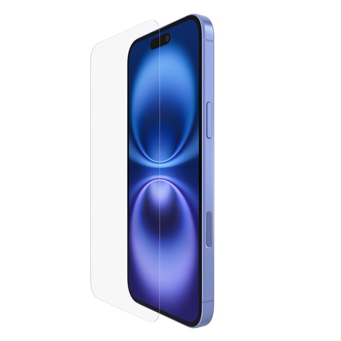 BELKIN SCREEN FORCE IPHONE 16 INVISI GLASS TREATED SCREEN PROTECTOR OVA172HQ thumbnail 2