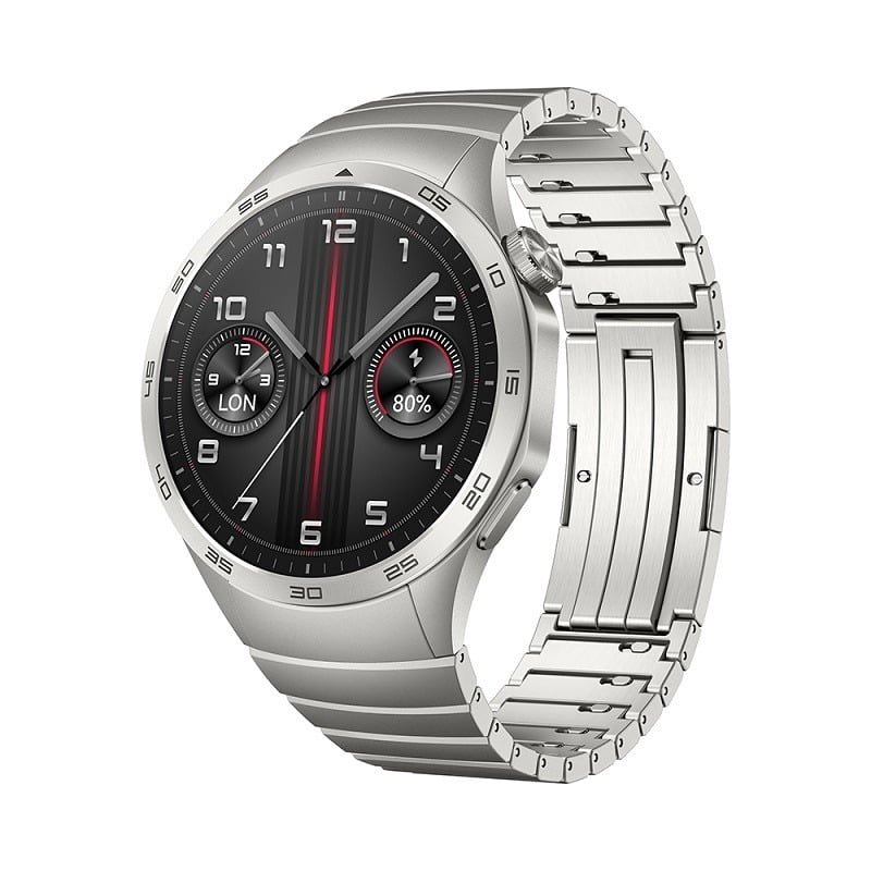HUAWEI WATCH GT 4 46MM WITH GREY STAINLESS STEEL STRAP GREY PNX-B19 thumbnail 2