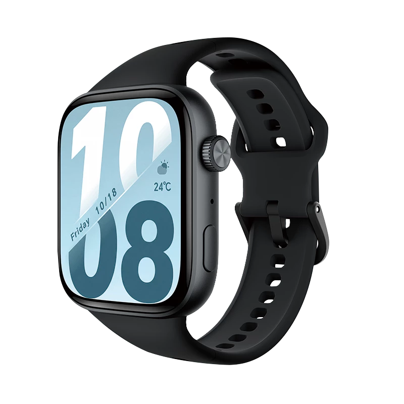 HONOR WATCH X5I BLACK WITH BLACK SILICONE STRAP WTS-B19 thumbnail 2