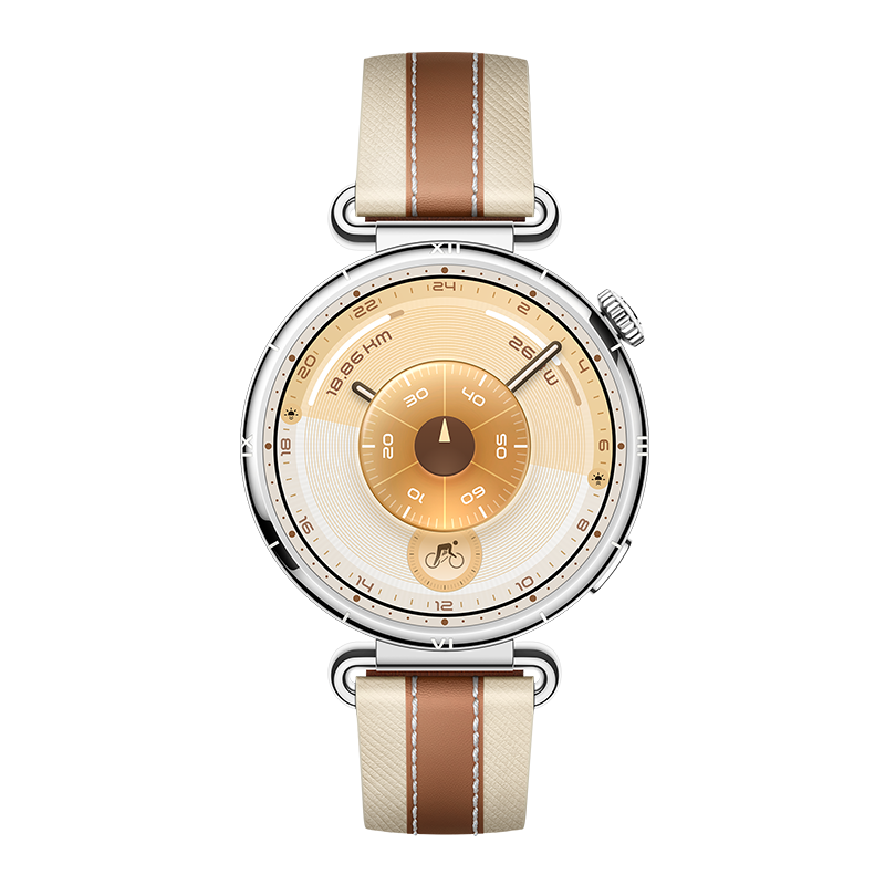 HUAWEI WATCH GT 6 41MM BROWN STAINLESS STEEL CASE WITH BROWN COMPOSITE LEATHER STRAP KSU-B19 55020FUL thumbnail 2