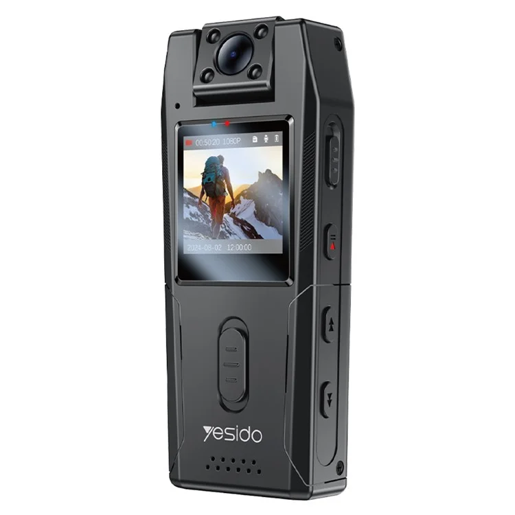YESIDO OUTDOOR BODY CAMERA BLACK KM25 thumbnail 2
