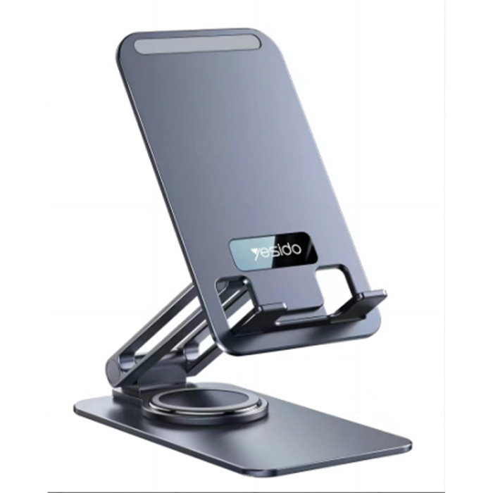 YESIDO ALUMINIUM 360° DESKTOP STAND C184 BLACK thumbnail 2