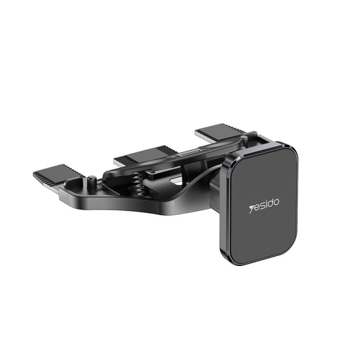 YESIDO MAGNETIC CD SLOT CAR PHONE HOLDER BLACK C92 thumbnail 2