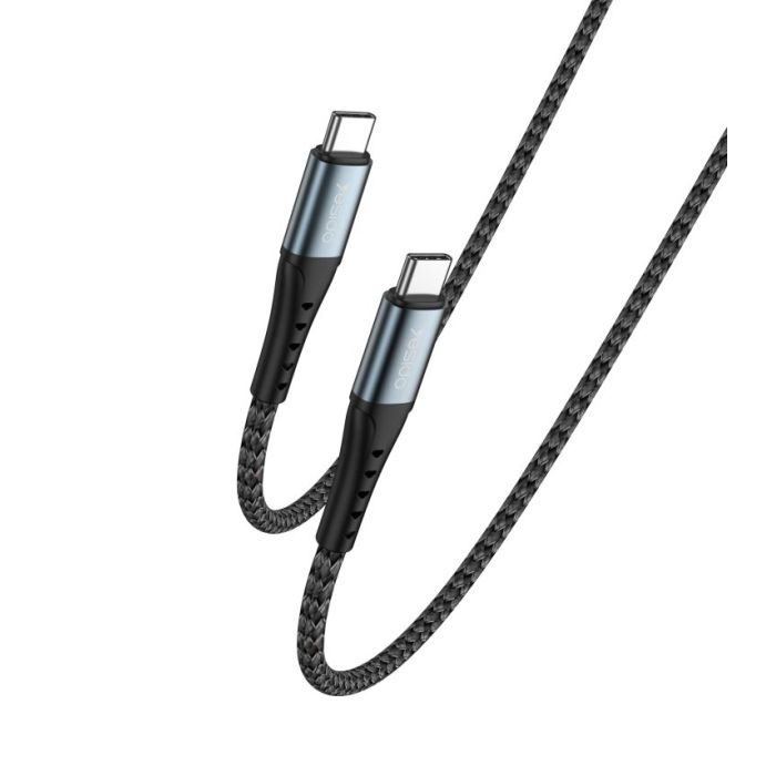 YESIDO USB-C TO USB-C CABLE 1.2M BLACK CA66 thumbnail 2