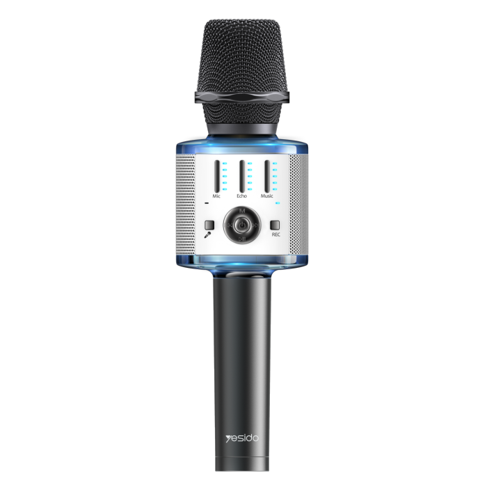 YESIDO KARAOKE MICROPHONE BLACK KR10 thumbnail 2