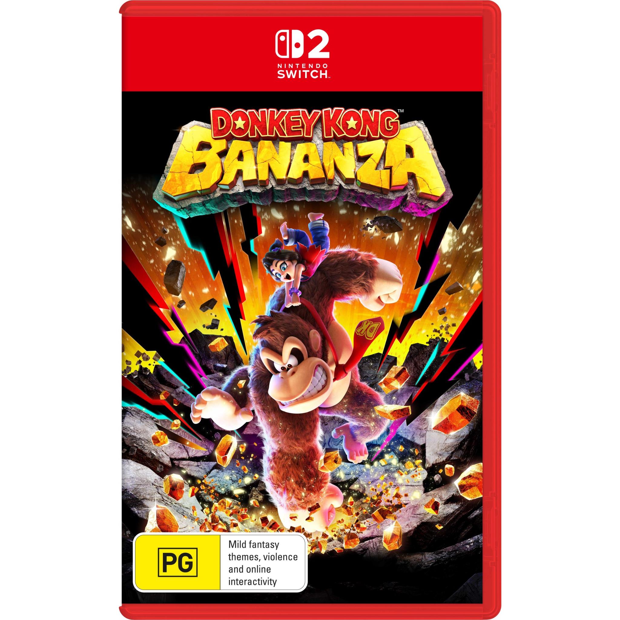 NINTENDO SWITCH 2 DONKEY KONG BONANZA GAME CD thumbnail 2