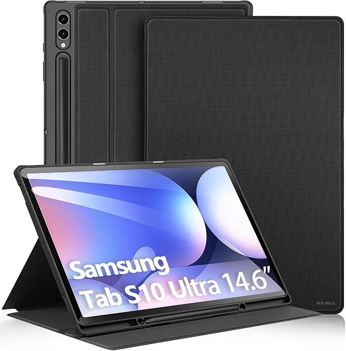 DUXDUCIS SAMSUNG TAB S10 ULTRA/S9 ULTRA/S8 ULTRA DOMO SERIES CASE BLACK DOMO474 thumbnail 2