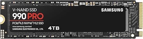 SAMSUNG 990 PRO 4TB PCIE 4.0 NVME M.2 2280 INTERNAL SSD MZ-V9P4T0BW thumbnail 2