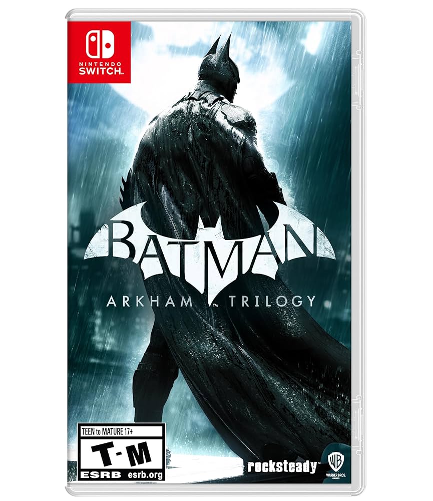 NINTENDO SWITCH BATMAN ARKHAM TRILOGY GAME CD thumbnail 2