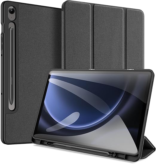 DUX DUCIS SAMSUNG TAB S9 FE DOMO SERIES CASE BLACK DOMO389 thumbnail 2