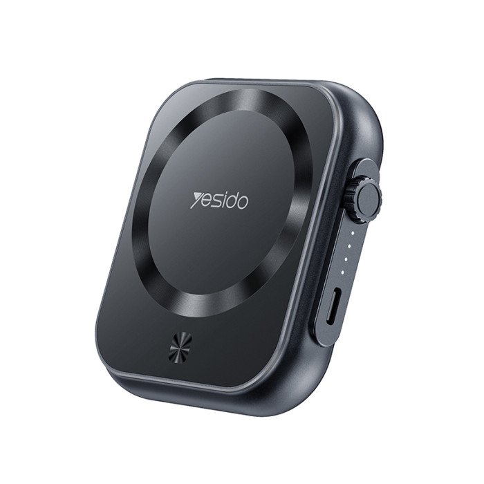 YESIDO USB-C 20W 5000MAH WIRELESS POWER BANK BLACK YP59 thumbnail 2
