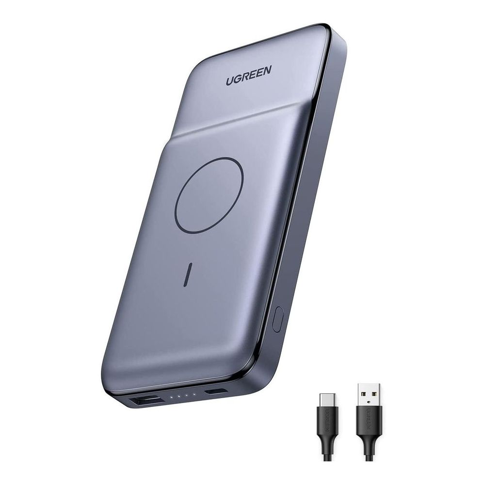 UGREEN 10000MAH MAGNETIC WIRELESS CHARGER TYPE-C+USB-A+7.5W WIRELESS CHARGING 40826 thumbnail 2