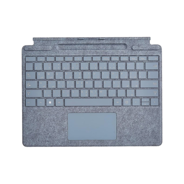 MICROSOFT SURFACE PRO 8/X ALCANTARA SIGNATURE KEYBOARD ICE BLUE 8XA-00054 thumbnail 2