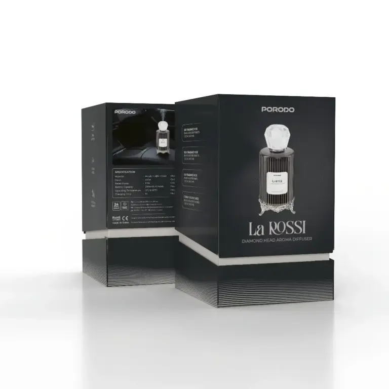 PORODO LA ROSSI DIAMOND HEAD AROMA DIFFUSER BLACK PDLFSTD8BK thumbnail 2