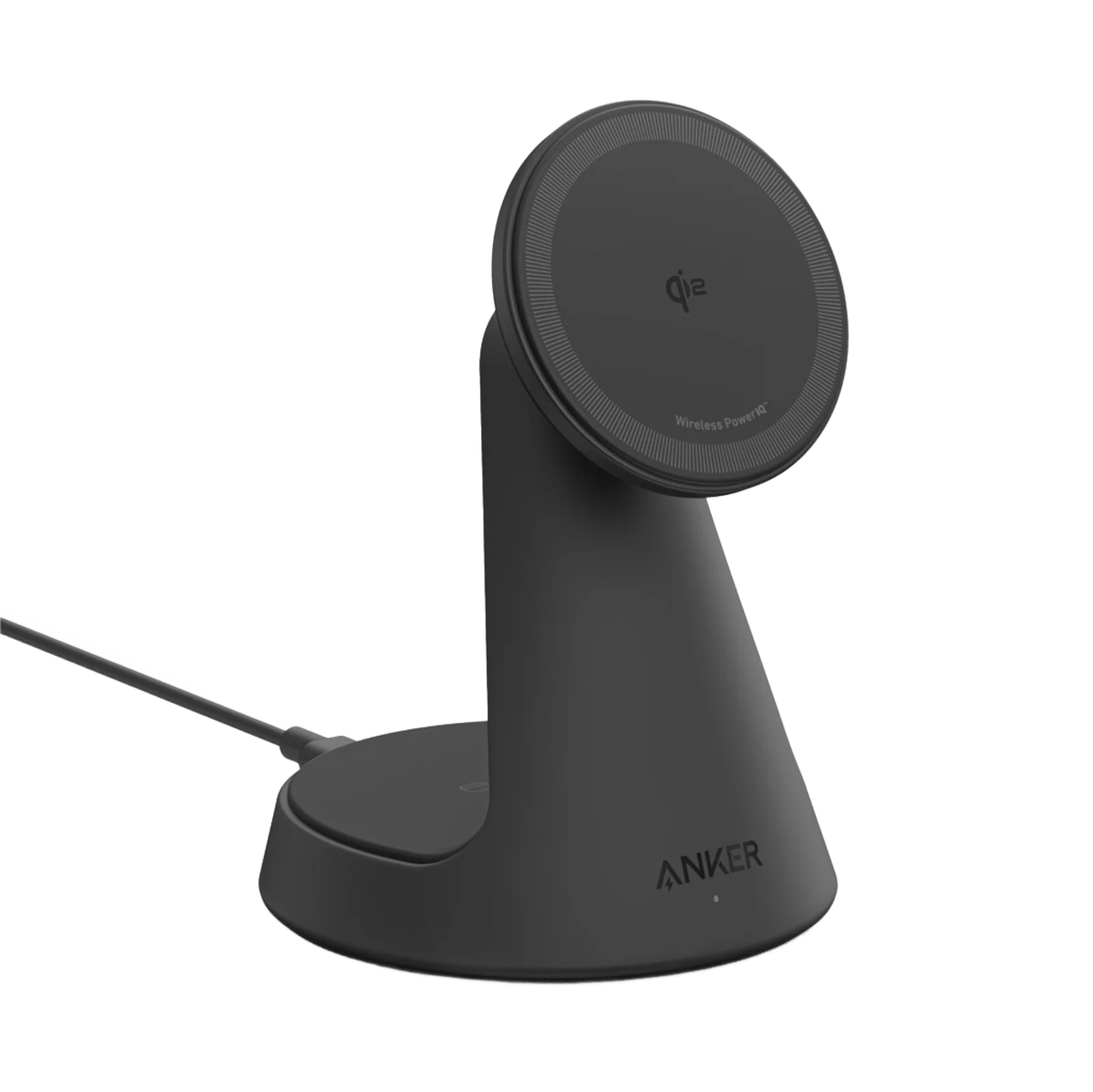 ANKER MAGGO WIRELESS 2-IN-1 DOCK STAND CHARGER BLACK A25M7H11 thumbnail 2
