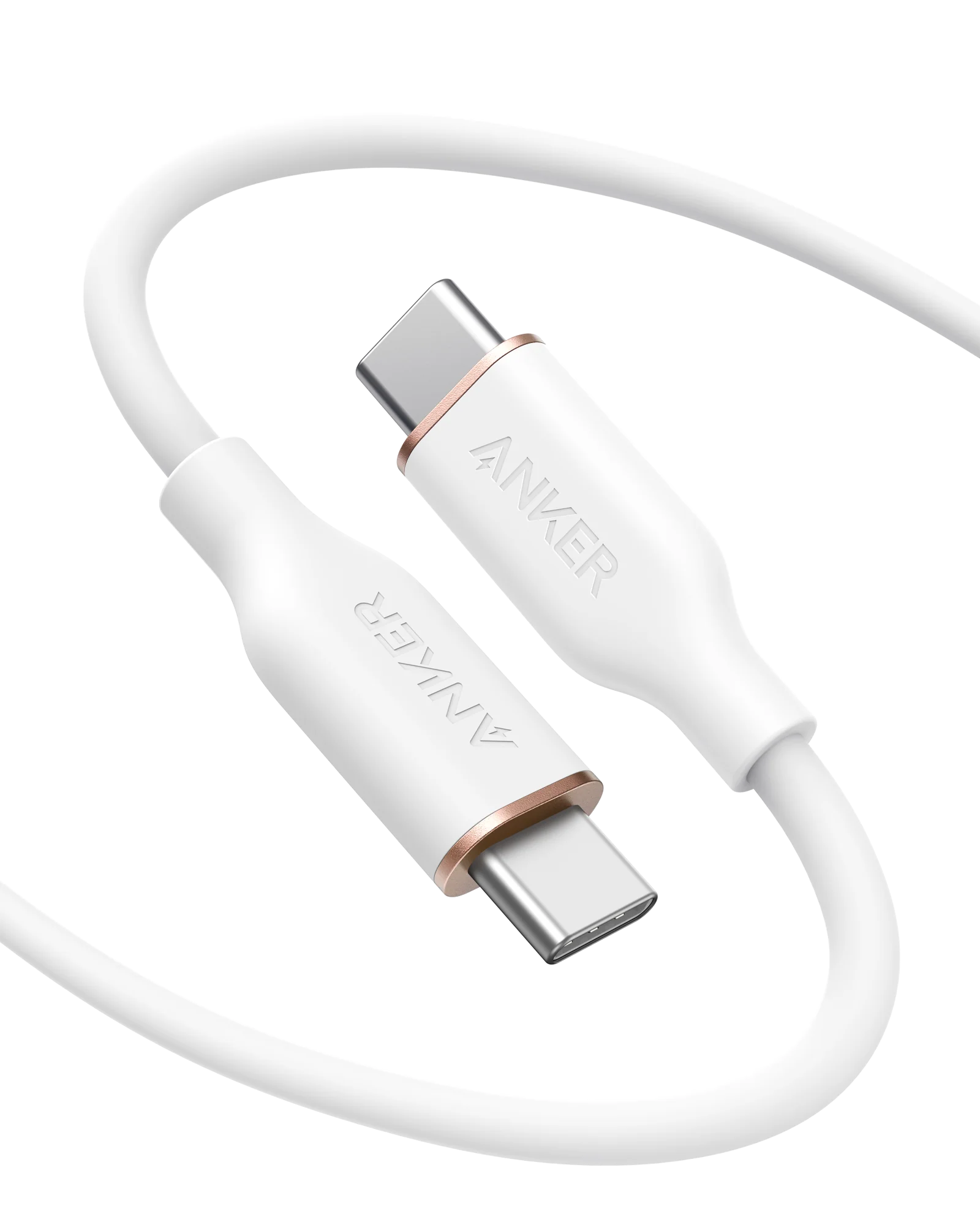 ANKER POWERLINE III FLOW USB-C TO USB-C WHITE A8552H21 thumbnail 2