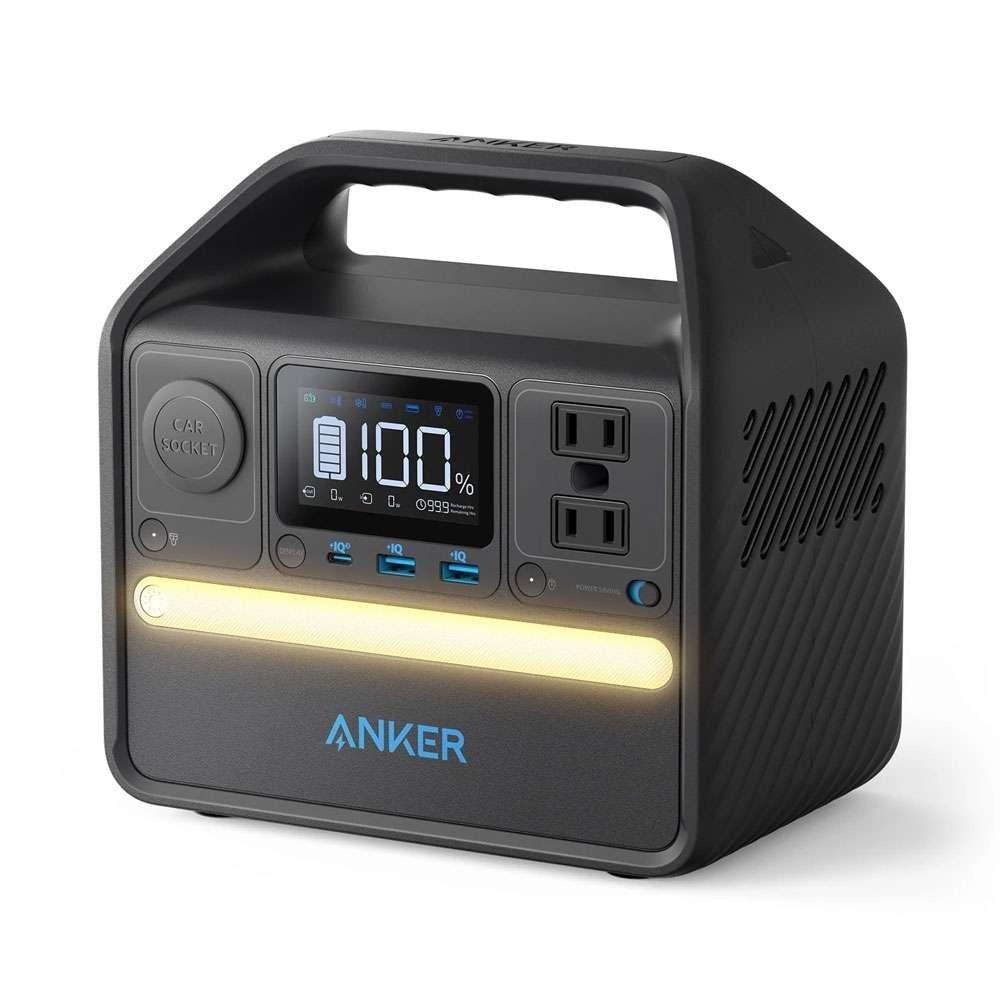ANKER 521 PORTABLE POWER STATION POWER HOUSE 256WH BLACK A1720211 thumbnail 2