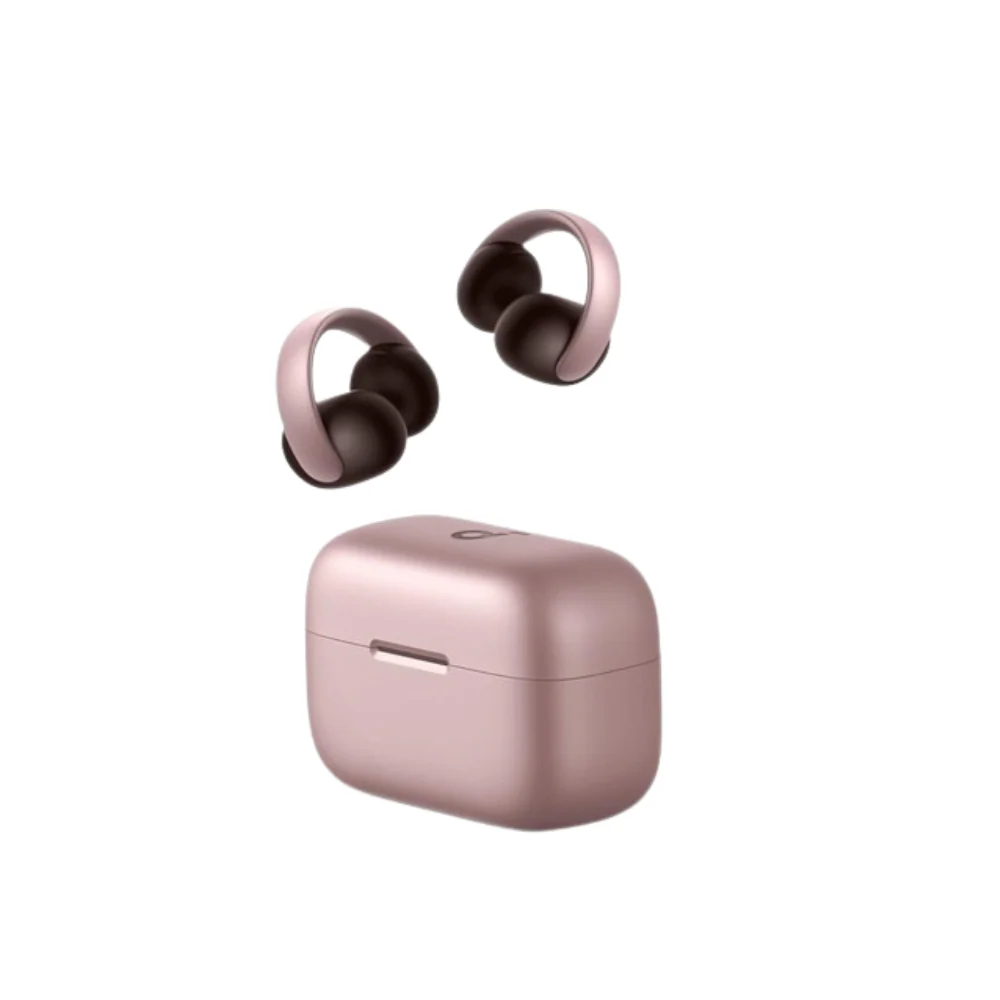 ANKER SOUNDCORE AEROCLIP OPEN EAR CLIP ON EARBUDS PINK A3388H51 thumbnail 2