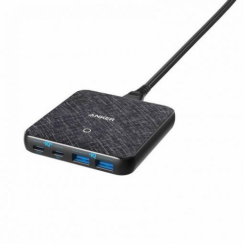 ANKER POWERPORT ATOM III 4 PORT 63W SLIM BLACK A2046K11 thumbnail 2