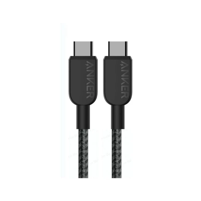 ANKER USB C TO USB C CABLE BRAIDED 240W 3FT BLACK A81D5H11 thumbnail 2