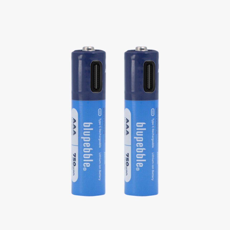 BLUPEBBLE BLUCELL RECHARGEABLE BATTERY - PACK OF 2 (AAA) BP-BLUCELLAAA2 thumbnail 2