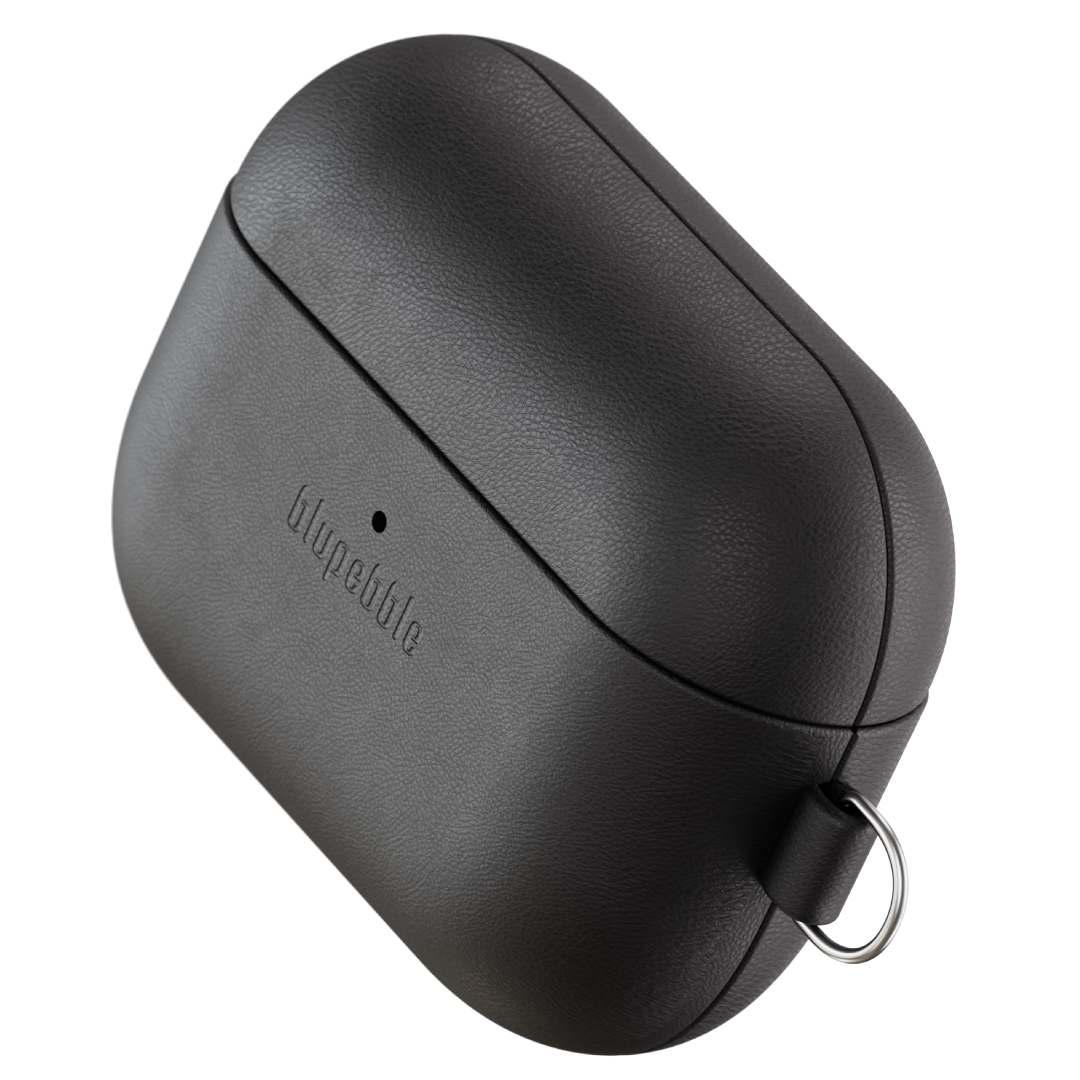 BLUPEBBLE LUXESHIELD AIRPODS PRO 3 CASE BLACK BP-APP3LTHSHD-BK thumbnail 2