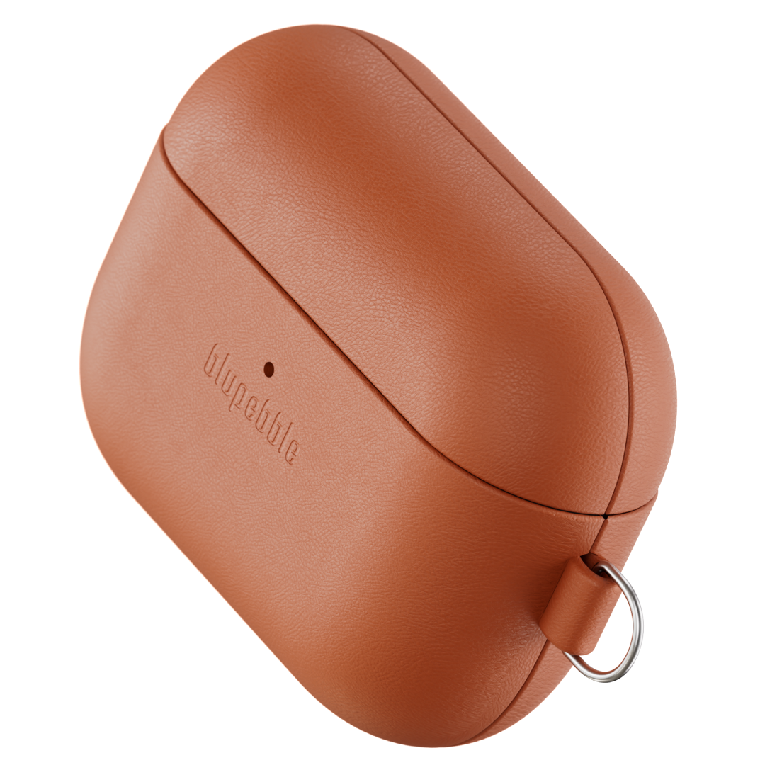 BLUPEBBLE LUXESHIELD AIRPODS PRO 3 CASE BROWN BP-APP3LTHSHD-BR thumbnail 2