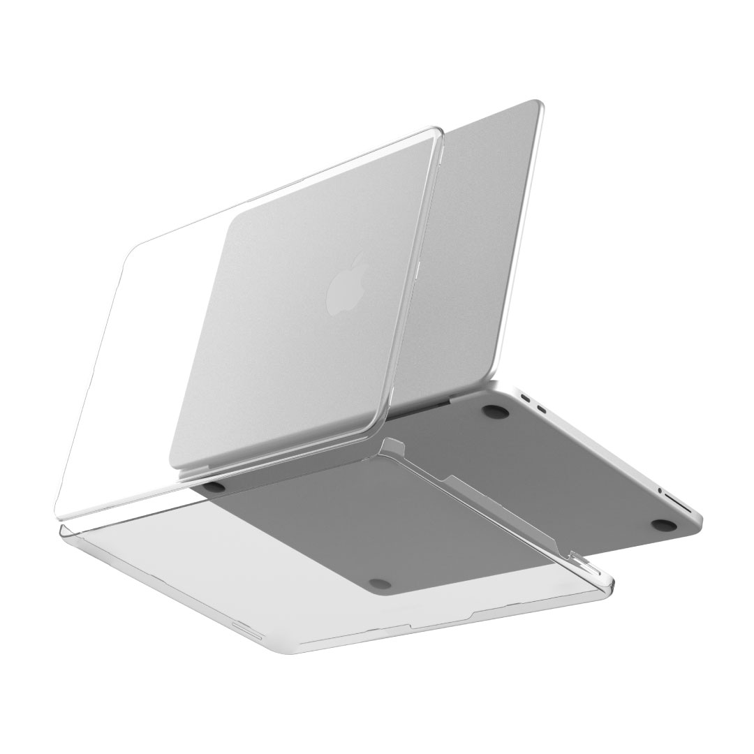 BLUPEBBLE MACBOOK NEO 13 INCH ARMOREDGE MACBOOK ULTRA SLIM HARD CASE CRYSTAL CLEAR BP-ARM13NEO-CL thumbnail 2
