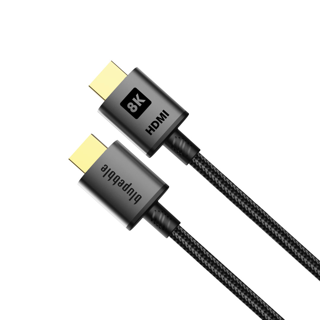 BLUPEBBLE HDMI TO HDMI 8K 3M 10FT CABLE GREY BP-HD8KGEN2-AG3-GY thumbnail 2