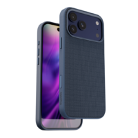 BLUPEBBLE IPHOEN 17 PRO MAX WEAVON CASE WITH MAGSAFE NAVY BP-IPWVN17MAX-NVY thumbnail 2